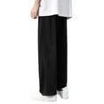 thumbnail image 3 of KaLI_store Men's Graphic Cargo Pants Casual Drawstring High Waisted Street Pants Black,L, 3 of 5