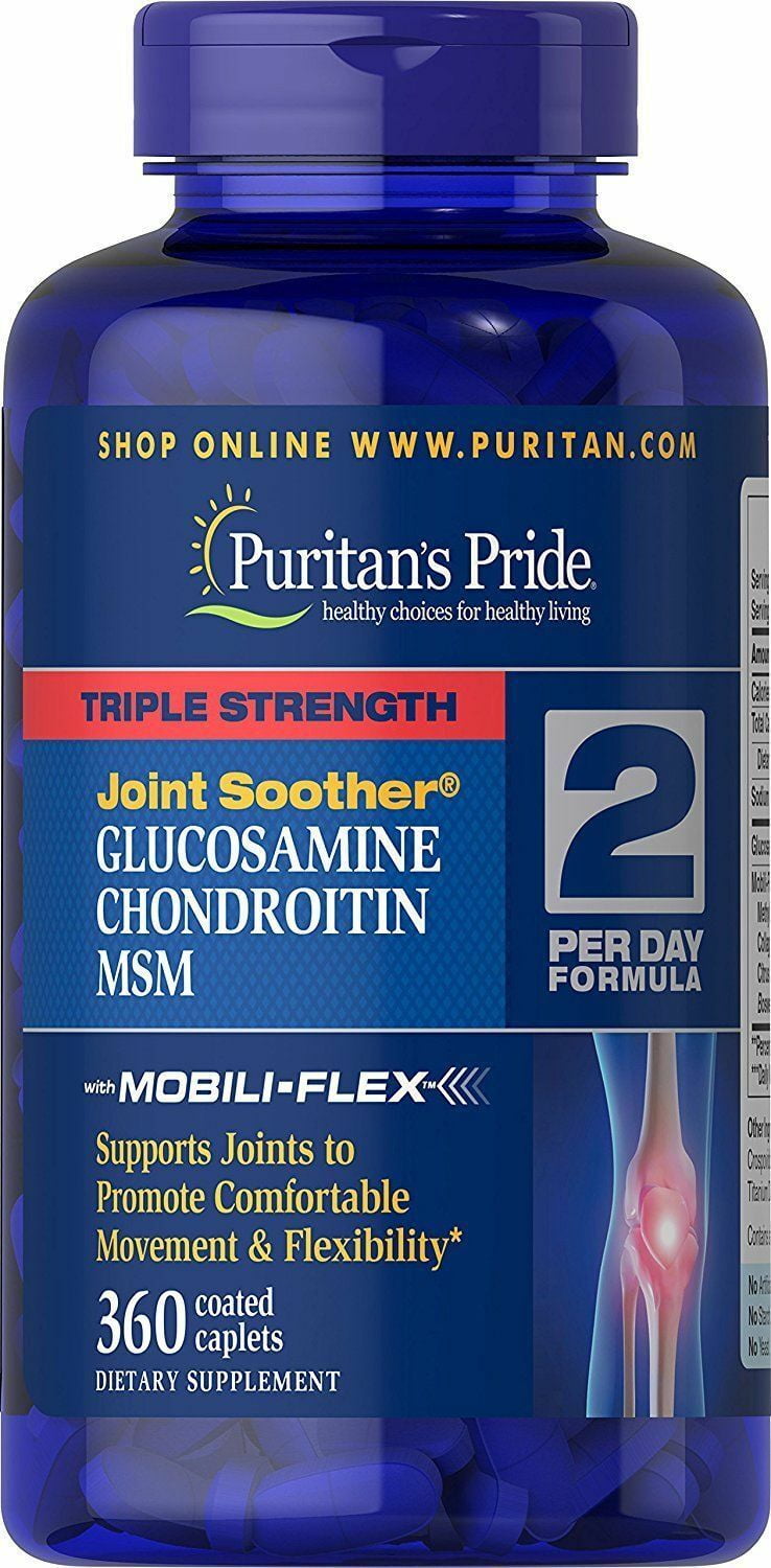 Puritan's Pride Triple Strength Glucosamine Chondroitin MSM Joint