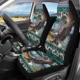 thumbnail image 2 of HUISEFOR Aztec Tribal Eagle Car Seat Cover Breathable Elastic Car Front Seat Covers Soft Removable Automotive Accessories Universal Size Fit for Most Sedan SUV, 2 of 7