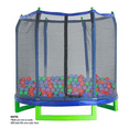 thumbnail image 7 of Outdoor Heights Kiddy Trampoline Crush Resistant Ball Pit Balls - 100 Pieces - Multicolored, 7 of 7
