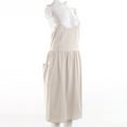 thumbnail image 5 of Douhoow Women Cotton Linen Cross Back Apron Japanese Housework Baking Wrap Florist Dress, 5 of 9