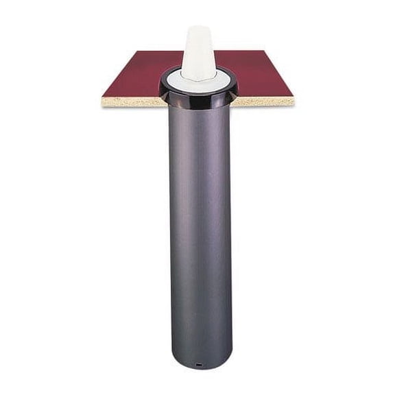 San Jamar C2410C EZ-Fit Cup Dispenser with 23.25 Tube"