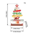 Christmas Decoration Supplies Cute Wooden Ornament Holiday Party DIY