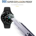 thumbnail image 5 of 2-Pack for Samsung Galaxy Watch 4 Classic 46mm Tempered Glass Screen Protector for Galaxy Watch 4 Classic 46mm Smartwatch [2.5D 9H Hardness] [Anti-Scratch], 5 of 5