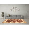 thumbnail image 3 of Ahgly Company Indoor Square Oriental Brown Traditional Area Rugs, 3' Square, 3 of 4