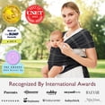 thumbnail image 5 of Momcozy Baby Carrier,Adjustable Baby Carrier Wrap,Holds up to 35 pounds of Toddler, Easy to Wear Baby Sling Wrap, 5 of 7