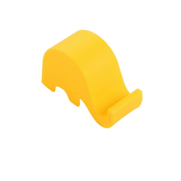 Kearding Mini soporte para teléfono con soporte para escritorio y de elefante para tabletas de teléfonos móviles Teléfono y Comunicación Naranja