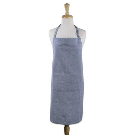 

Blue Solid Chambray Chef Apron