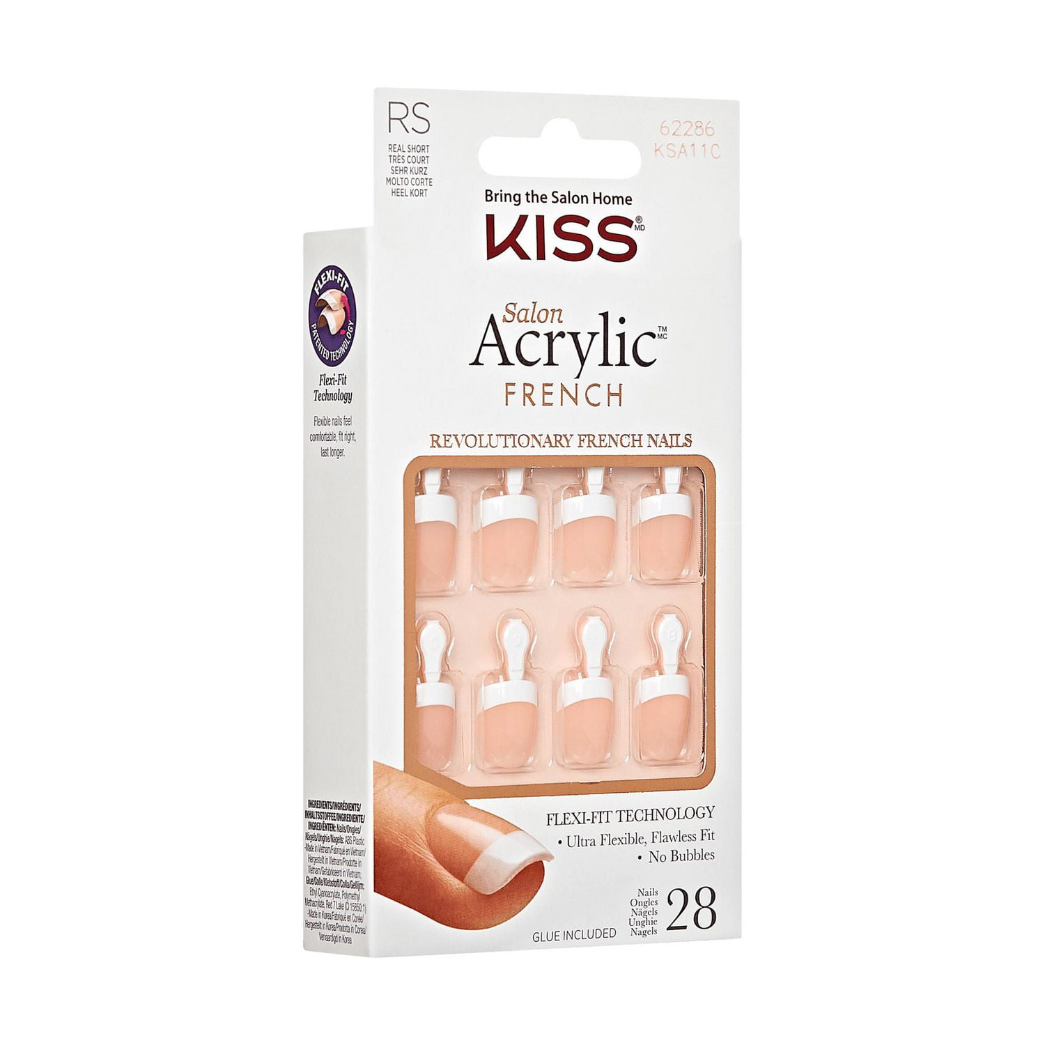KISS Salon Acrylic - Fake Nails, Medium