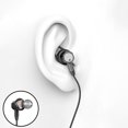 thumbnail image 2 of TELLUR Ego In-Ear Bluetooth Headphones, Multipoint, Active Noise Cancellation, Black, 2 of 5