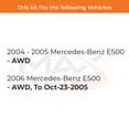 thumbnail image 2 of MAX Advanced Brakes - Front Brake Kit For 2004-2006 Mercedes-Benz E500| Carbon Ceramic Brake Pad and Rotor Kit| Daily Driving Geomet Coated Brake Rotors, 2 of 9