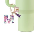 thumbnail image 4 of Cadena de Taza Letra M, Cadena de Bolsa, Cadena de Llave, Accesorios de Decoración Lindos (Con Forma de Piedra), 4 of 6