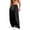 Black, variant on Sweatpants for Man Casual Mens Baggy Pants Elastic High Waist Drawstring Wide Leg Loose Fitted Barrel Track Pant with Pockets(Medium,Dark Gray)
