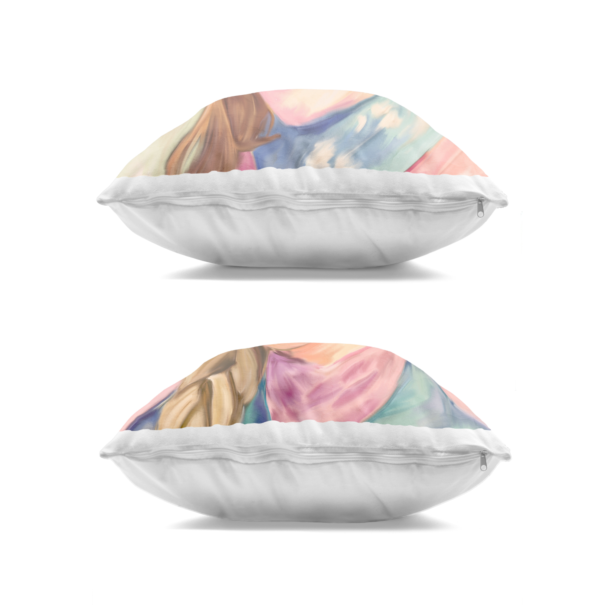 Stupell Industries Pastel Cowgirls Gazing 2 Piece Decorative Printed Throw Pillow Set, design by Kim Allen