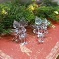 thumbnail image 4 of Angel Christmas Ornaments,4pc Angel Christmas Decorations Ornaments,Glass Angel Ornaments Xmas Tree Decorations Rustic Hanging Ornaments Farmhouse, Glass Prayer Guardian for Christmas Decorations, 4 of 6