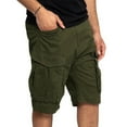 thumbnail image 3 of kamemir Men's Shorts Men's Belted Cargo Shorts Cotton Distressed Washed Style(AG,4XL), 3 of 4