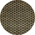 thumbnail image 1 of Ahgly Company Indoor Round Abstract Copper Green Abstract Area Rugs, 3' Round, 1 of 6