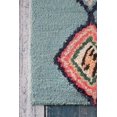 thumbnail image 4 of nuLOOM Belini Hand Tufted Wool Area Rug, 6' x 9', Turquoise, 4 of 4