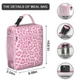 thumbnail image 3 of Sac à Lunch Léopard Romantique – Motif Guépard Taches Esthétique Design Animal Classique Mode Mignon Sac Isolé Réutilisable, 3 of 6