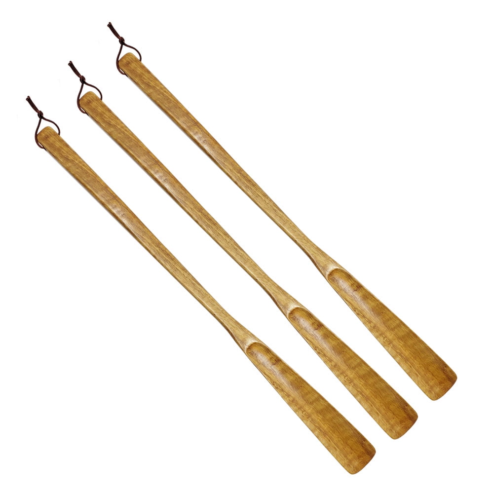 Handcraft Durable Natural Bamboo Wood Shoehorn Shoe Horn Shoe Spoon Long-handled 