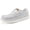 Gray, variant on STQ Women Slip on Canvas Loafers with Arch Support Orthopedic Comfy Shoes Business Lightweight for Foot Pain Brownness US 9.5