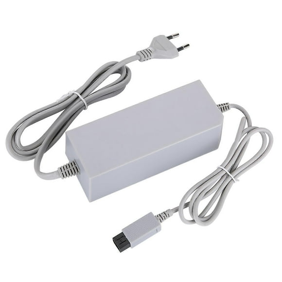 New Power Supply Adapter Cable Cord For Wii 110240v Eu Plug
