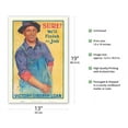 thumbnail image 2 of Sure We'll Finish the Job - Victory Liberty Loan - Vintage War Poster by Gerrit Beneker c.1918 - Master Art Print (Unframed) 13in x 19in, 2 of 4