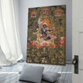 thumbnail image 3 of Póster de pintura Thangka tibetano Palden Lhamo, pintura sobre lienzo, arte de pared, póster de desplazamiento, impresión de imagen, decoración de paredes de sala de estar, carteles para el hogar, 12, 3 of 6
