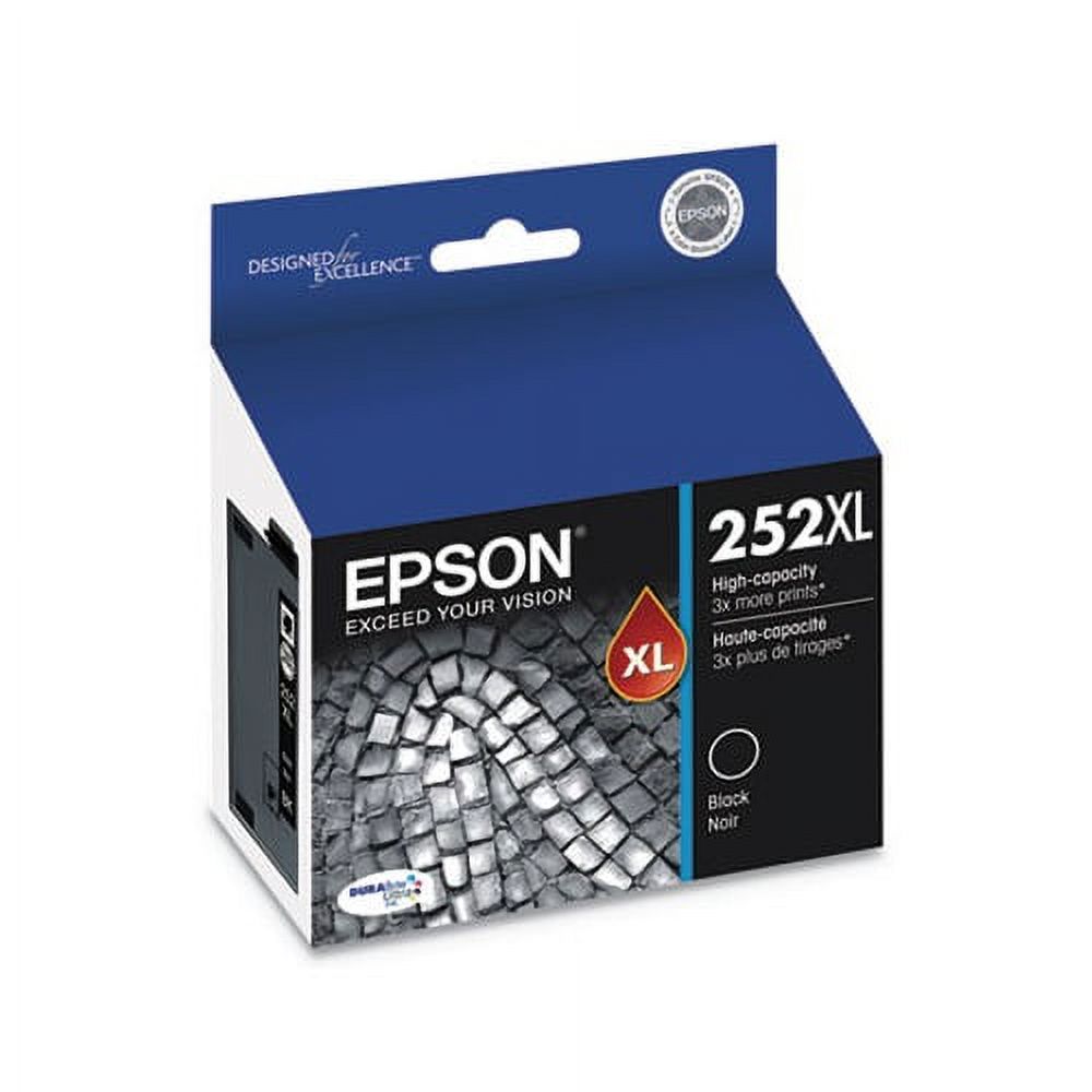 EPSON T252 DURABrite Ultra Genuine Ink High Capacity Black Cartridge - image 2 of 2