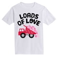 thumbnail image 2 of Instant Message - Loads Of Love - YOUTH SHORT SLEEVE TEE, 2 of 6