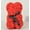 M, variant on Artificial Foam Rose Bear - Perfect Gift for Valentine's Day, Mother's Day, Weddings, and Anniversaries