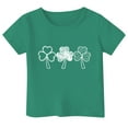 thumbnail image 3 of Toddler Girl Shirts 5t Kid St. Patrick's Day Everyday Short Sleeve T Shirt Top Crew Neck Funny Tees T-Shirt Boys & Girls Shirts Mint Green,6-7 years, 3 of 3