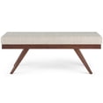 thumbnail image 3 of Chanelle 48" WD Modern Rectangle Ottoman Bench in Platinum Tweed Look Fabric, 3 of 10