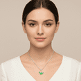 thumbnail image 5 of SilverCloseOut 925 Silver Green Loch Ness Monster Dinosaur Charm Necklace, 5 of 6