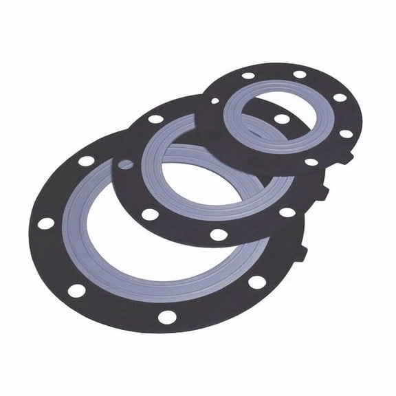 Asahi Flange Gasket,5" Inside Dia.,Black 3113050