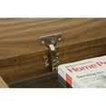 thumbnail image 4 of Compact Computer Desk with Multiple Storage, Walnut, 4 of 9