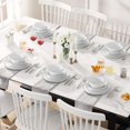 thumbnail image 5 of Vancasso 24 Piece Glossy Glazed Ceramic Dinnerware Set, Elegant Plates and Bowls Sets, Dishwasher & Microwave Safe, Dish Sets for 6, Black Trim, 5 of 7
