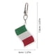 thumbnail image 3 of ColoMX 12 llaveros con la bandera italiana - Llavero con la bandera italiana, llavero de fútbol, colgante para bolsos, carteras y mochilas, colgante de bendición y souvenirs., 3 of 7