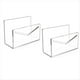 thumbnail image 1 of Organizador de Correo Transparente, 2 Unidades, Archivador Vertical Acrílico y Portacartas para Escritorio, Clasificador de Sobres y Billetes Livianos, 1 of 5