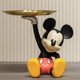 thumbnail image 4 of Disney-figura de bandeja de dibujos animados Kawaii de Mickey, decoración suave para el hogar, sala de estar, dormitorio, Tv, gabinete, muebles presentes para exhibición, 4 of 4