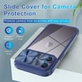thumbnail image 6 of Elegant Choise for iPhone 14 Pro Case with Slide Camera Lens Full Coverage Hybrid Hard Phone Cover, Blue, 6 of 12