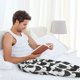 thumbnail image 5 of Fotbe Retro Rooster Pantalones de Pijama para Hombre, Pantalones de Dormir, Pantalones de Casa con Cintura Ajustable y Bolsillos-Small, 5 of 6