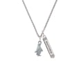 thumbnail image 2 of Delight Jewelry Silvertone Penguin Silvertone Mother Daughter Bar Charm Necklace, 23", 2 of 4