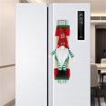 thumbnail image 5 of Christmas Refrigerator Handle Covers - Festive Kitchen Decor, Stretchable Polyester Protector for Refrigerator Handles, Universal Fit for Most Appliances, Reusable Holiday Decoration, 5 of 7