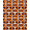 Brown, Pattern 4, variant on ODIKA 4x6 Machine Washable Non-Slip Area Rug, Modern Triangular Mosaic Artistic Repeating Visual Composition High Traffic Rug, Brown, 666679