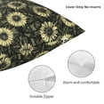 thumbnail image 3 of Yiaed Sunflowers Print Pillow Covers Super Soft Decorative Square Throw Pillow Covers Case Cushion Covers for Sofa Couch Bedroom Car Decor（No pillow core）-18"x18", 3 of 7
