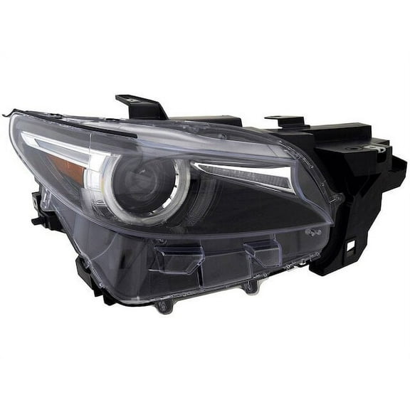 Right Headlight Assembly - Compatible with 2016 - 2021 Mazda CX-9 Sport Utility 2017 2018 2019 2020