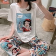thumbnail image 3 of v3 LEDORA Pyjama de Nuit Cartoon Pyjama à Manches Longues Robe Baju Tidur, 3 of 7