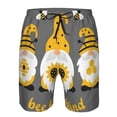 thumbnail image 4 of Naloa Bee Kind Men's Beach Shorts, Surfing shorts, Swim trunks, Quick Dry Swim Trunks for Surfing Beach Fun - Small, 4 of 9