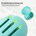 thumbnail image 4 of Makeup Sponge Holder, Mint Green Silicone Case for Beauty Blender, Travel-Friendly, 4 of 5